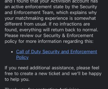 My account might be back