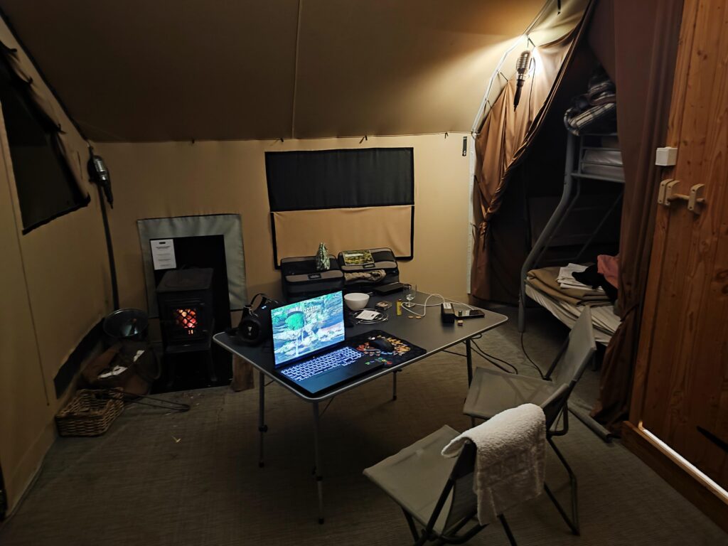 My rig while camping in the mountains