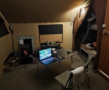 My rig while camping in the mountains