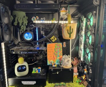 Yo dawg, I heard you like Corsair 1000D’s, so I put a plant in your Corsair 1000D so you can garden while you game.