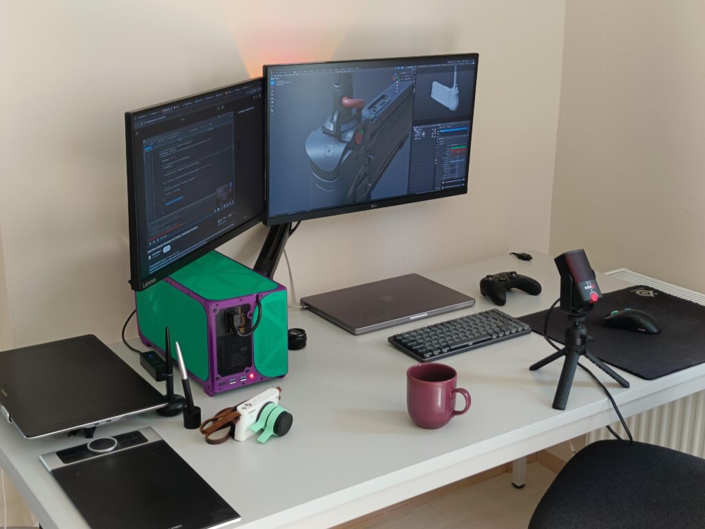 3d printed sff case setup (Catbox itx)