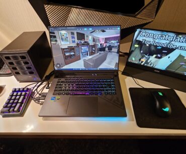 My vacation battlestation.