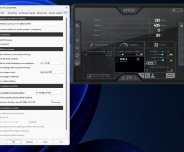 MSI Afterburner - GPU Voltage not available. Only GPU Voltage Limit. Screen shots in post.