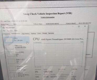 Your mechanic has a cooler PC than you? That's cute. My smog guy has a threadripper desktop for his smog machine!