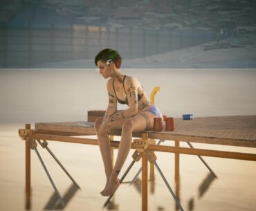 What do two lesbians bring on their second date?