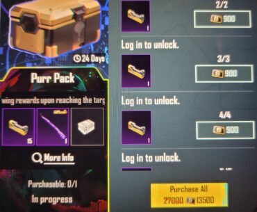 Not able to receive growth packages mod pieces