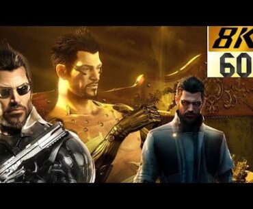 Deus Ex: Human Revolution, Mankind Divided - All CGI Cinematics ( Remastered CGI 8K)