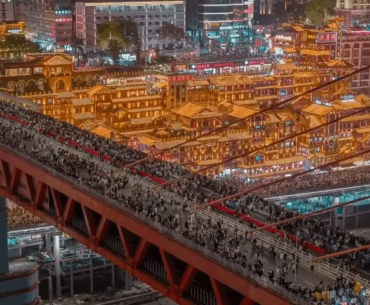 Chongqing, the cyberpunk city in real life.