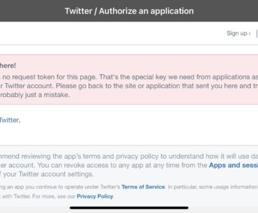 I use Twitter to log in and now it’s not working?