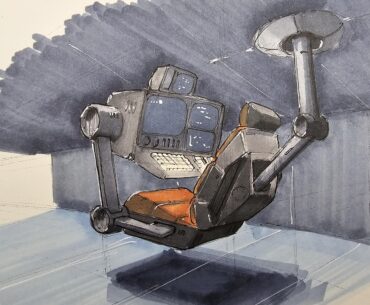 Personal computer, from my sketchbook.