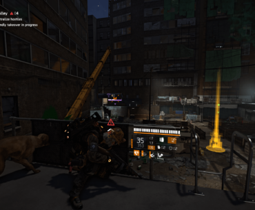 Stray dog hides next to me during attack - The Division 2