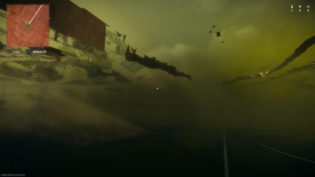 Somehow fell under the map while self reviving, and died this way… Couldn’t move or anything.