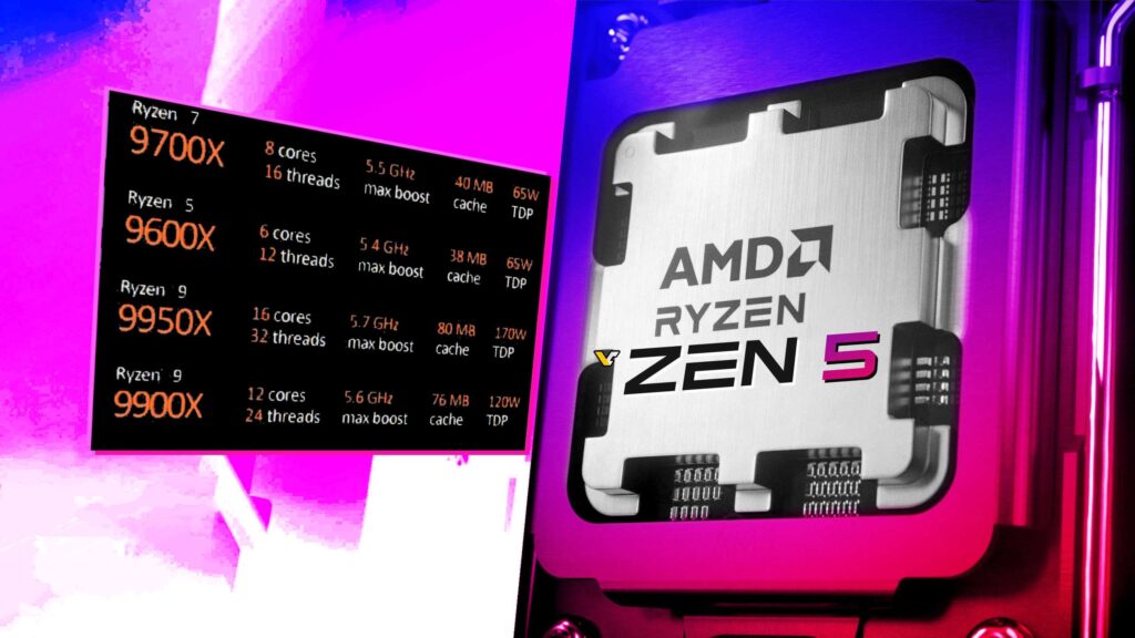 Alleged AMD Ryzen 9000 desktop Zen5 specs leaked: Ryzen 9 9950X with 16 cores up to 5.7 GHz