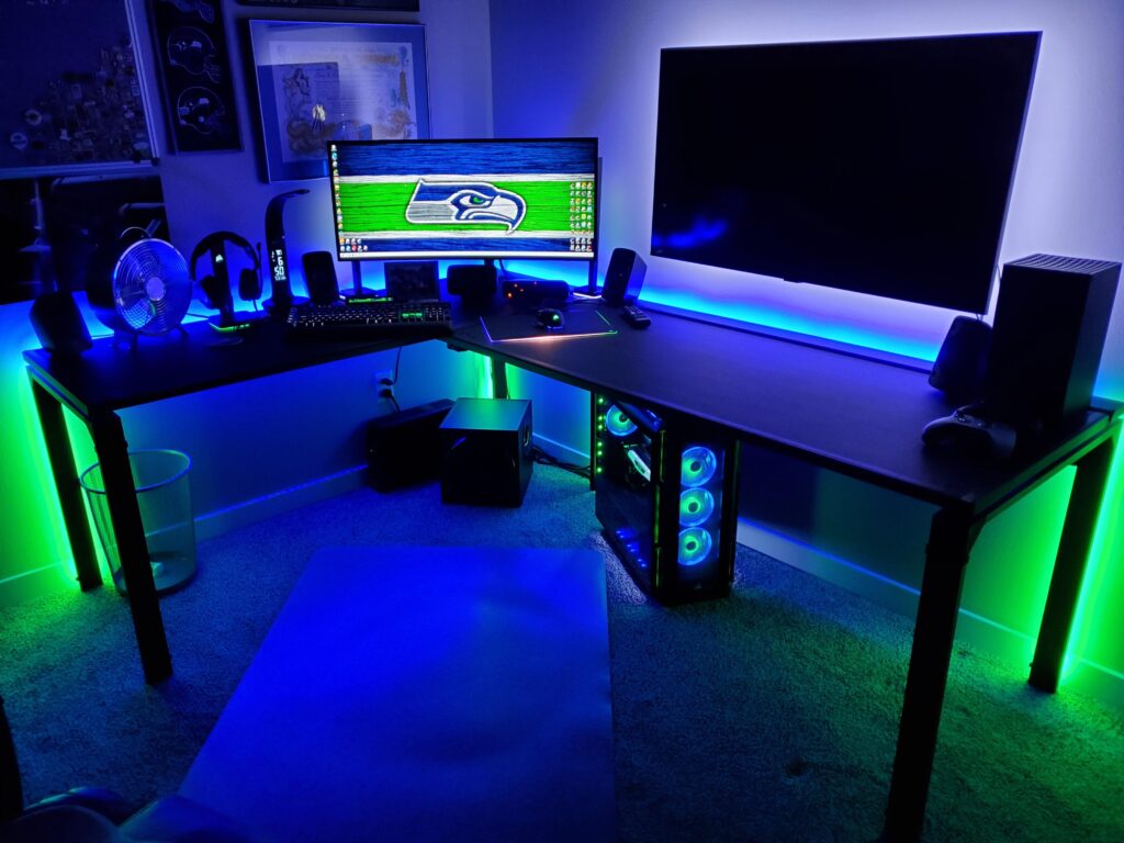 Seahawks themed battlestation