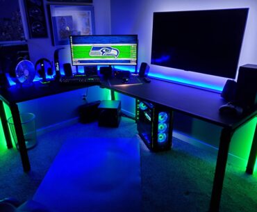 Seahawks themed battlestation