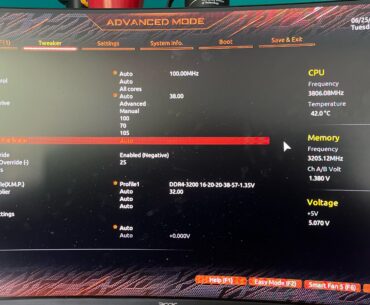 Ryzen 7 5800x BIOS Tuning