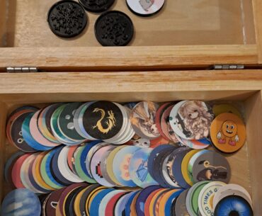 Last Night I made around 250 POGS, and 3d Printed a some slammers so my kids can experience a bit of my childhood