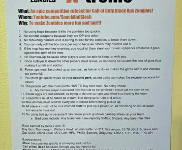Black Ops 1 Gentlemen's Rules
