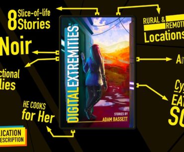 Cyberpunk short story collection set in rural & remote places