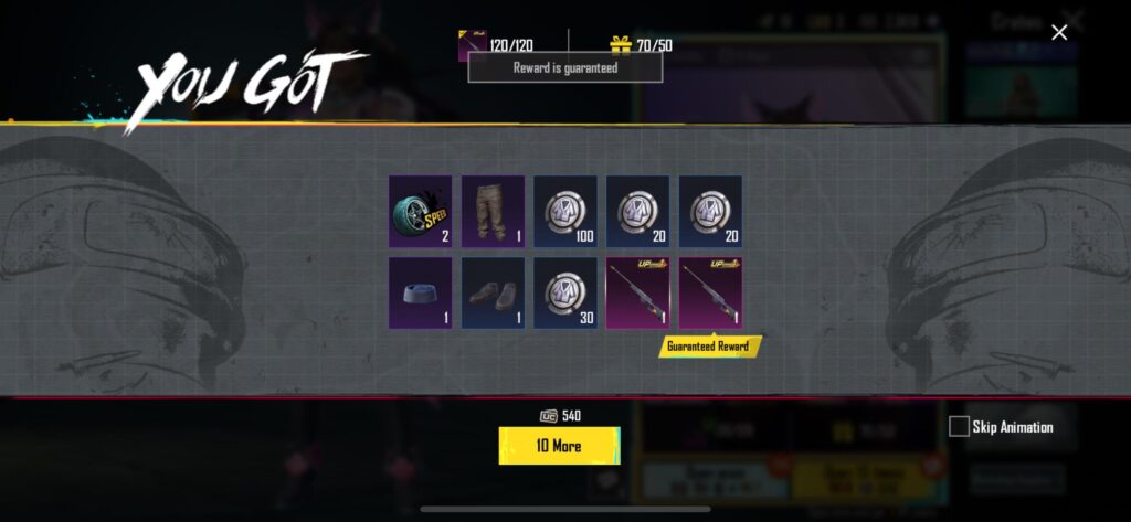 120/120 draw