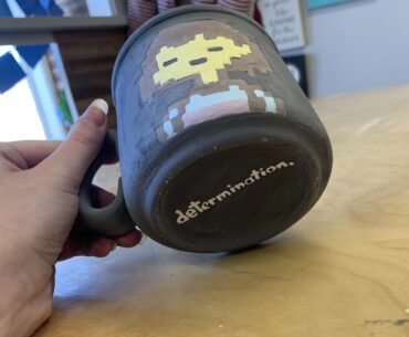 I painted an Undertale mug