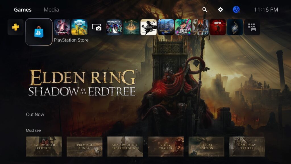 Sony really gave Elden Ring a unique segment for their DLC, which is impressive