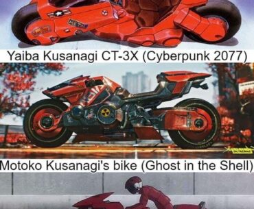 So I’m trying to collect all Ghost in the shell references in CyberPunk 2077. Am i missing anything ?