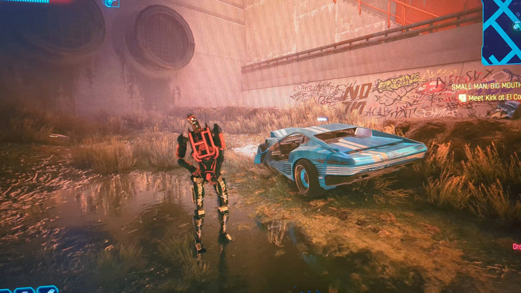 found this dude after crashing during a sandstorm