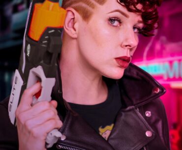 V-inspired cut and style. No eddies for chrome upgrades, my V runs on NERF and hair products