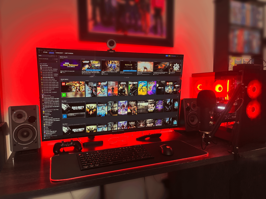 My most recent editing & gaming setup. 7900x + 4080 + 42" LG C2 OLED. How could I improve this?