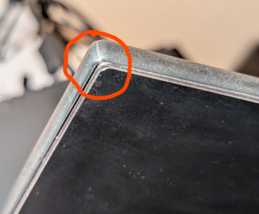 Asus Vz22ehe 75hz. Is it safe to peel this off?