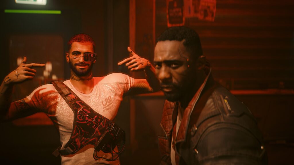 Met Idris Elba in a bar tonight