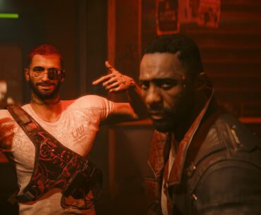 Met Idris Elba in a bar tonight