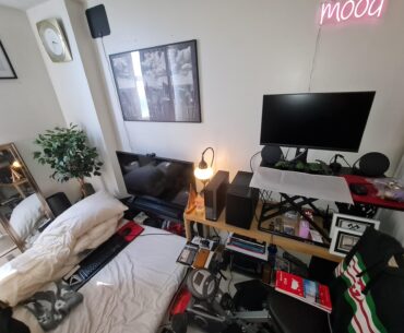 Updated Gaming Setup 2024 🤍🖤💜🖥