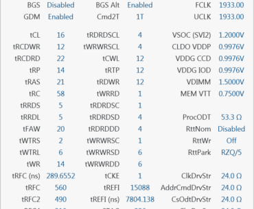 [DDR4][Micron Rev.E][Single Rank] What do you guys think of the timings of my DIMMs?