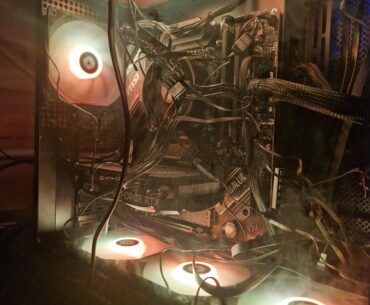 Rate my W cable management