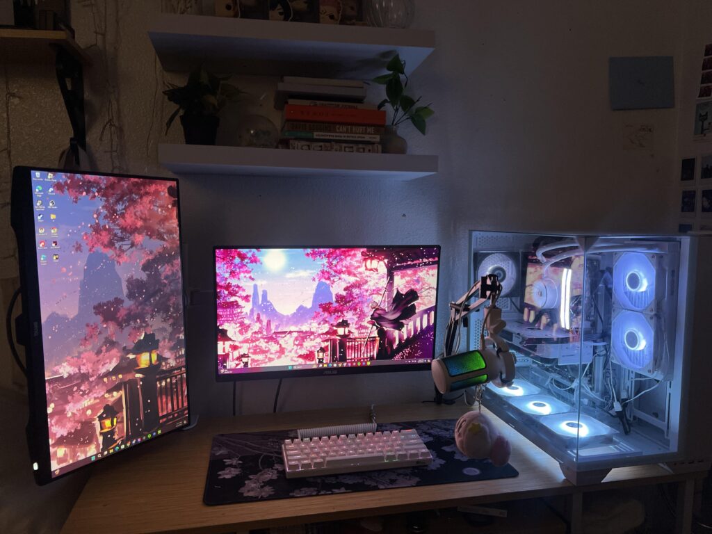 desk setup