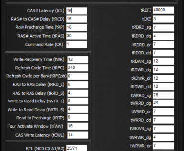 what timings can i change to get lower memory latency, currently at 53-55ns.