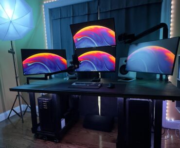 Fully customized desk for my battlestation. How did I do?