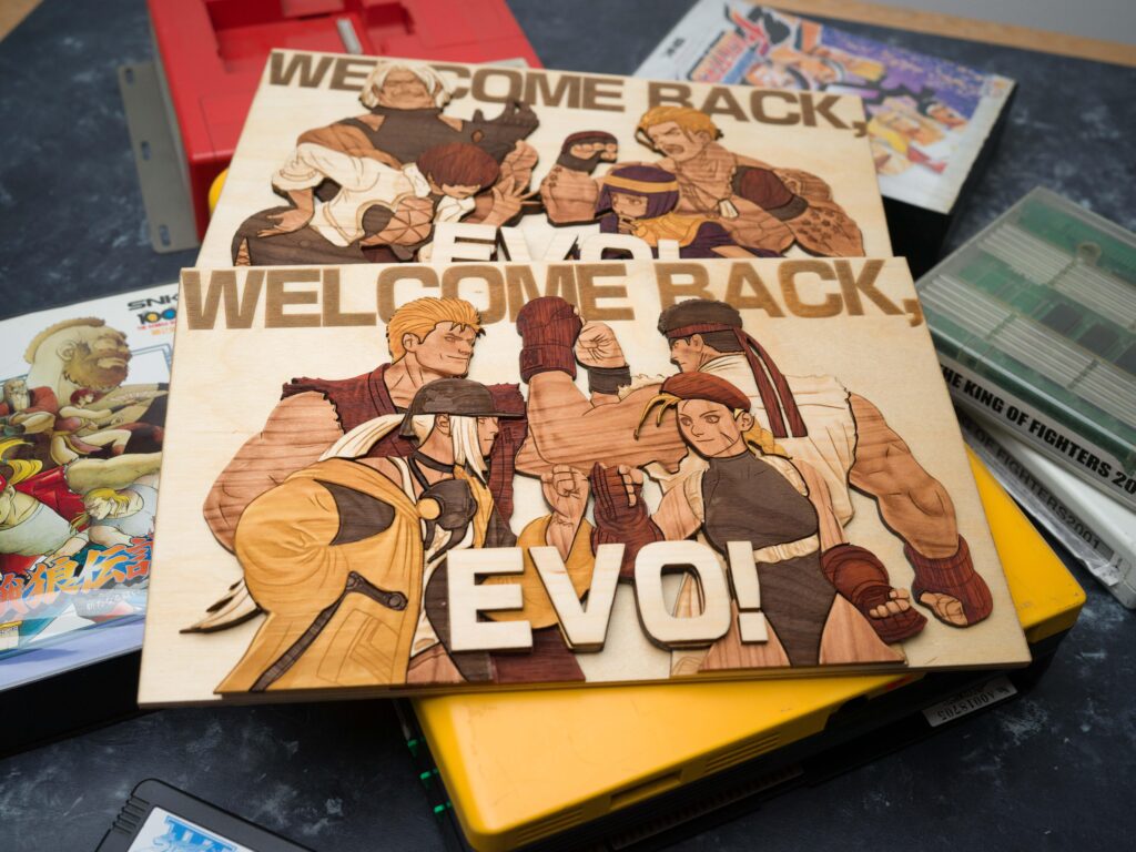 I wasn't able to get the 2022 EVO posters so I ended up making them myself.