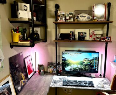 Finally! I’m done with my desk setup! Homemade!