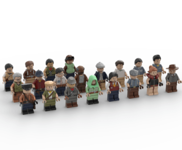 Made a bunch of Characters from Zombies in Lego
