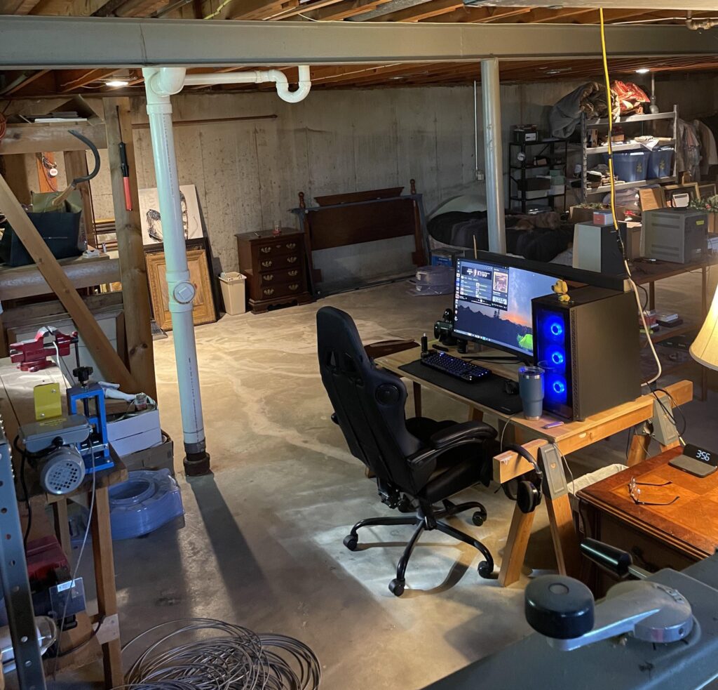 My “wire stripping station