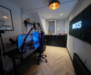 Finally finished game/stream room.