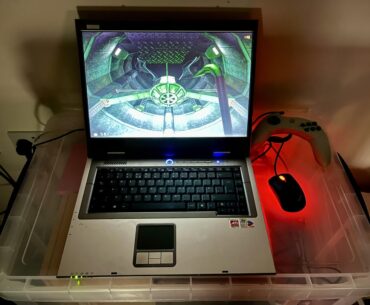 Plastic box for a gaming desk