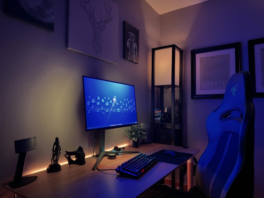 Backlighting really changes the look