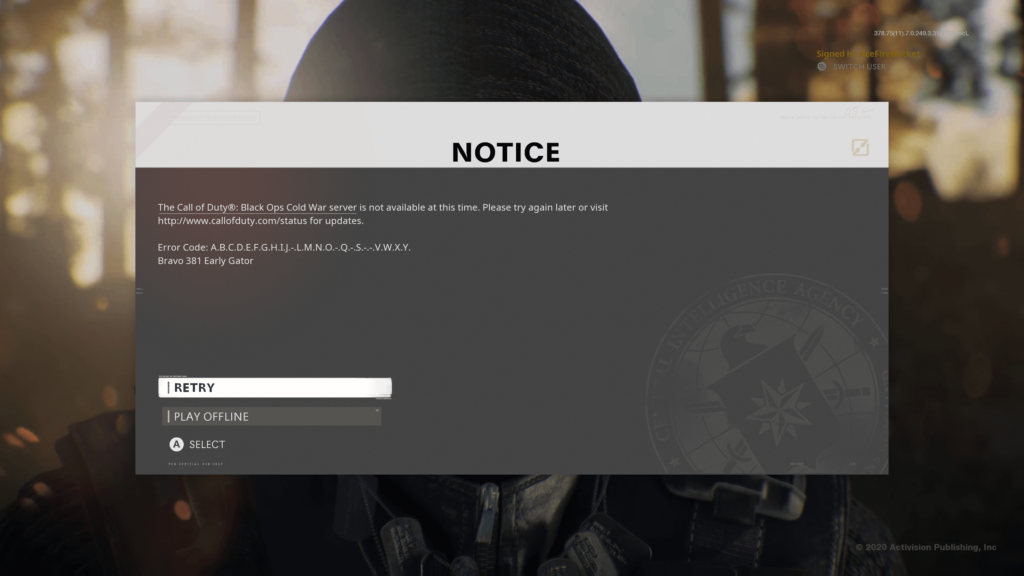 Can't launch the game