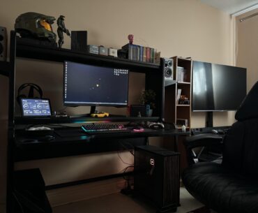 Finally content (I think), all that’s left is to paint the walls and some cable management
