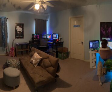 Setup a gaming lounge in my house for my kid and I this summer.