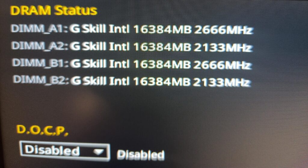 Mixing RAM Discussion Mixing RAM Discussion
